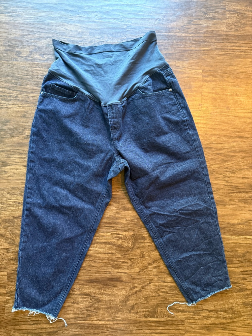 Old Navy dark wash Maternity Full Panel jeans